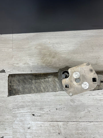 01-06 BMW E46 M3 Front Bumper Rebar Reinforcement Beam + Horns *Crack*
