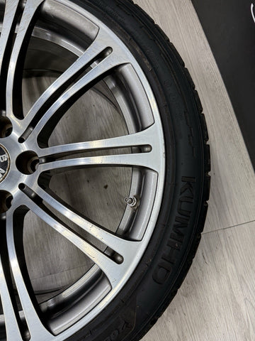 08-13 OEM BMW E90 E92 E93 M3 Rear 19” Wheel Rim Style 220M Silver 19x9.5 ET23