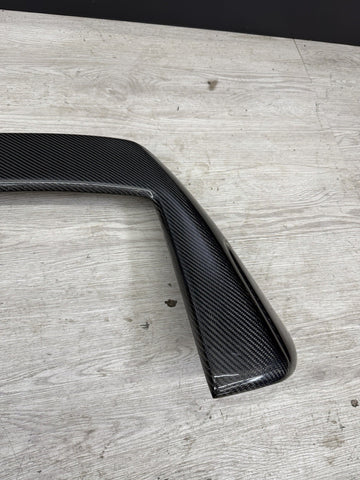 Real Carbon Fiber Rear Roof Spoiler Top Wing BMW X5 X5M F95 SUV 2020-2024