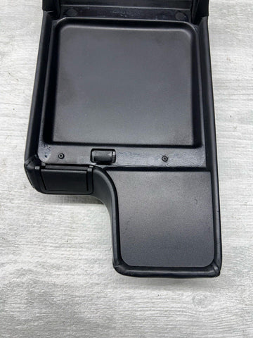01-06 BMW E46 M3 Center Console Armrest Arm Rest Black Leather