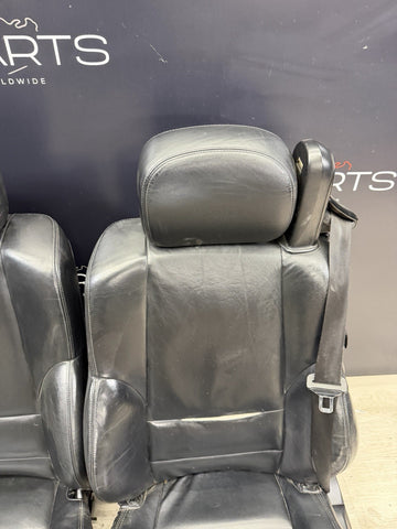 01-06 BMW E46 M3 Convertible Interior Front Non Heated Seats Black *Notes*