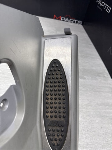 01-06 BMW E46 M3 GREY GRAY DEAD PEDAL KICK PANEL COVER 7902400