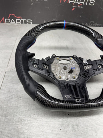 BMW G80 G82 G83 M3 M4 20-23 OHC Carbon fiber Steering Wheel Tri Stitch AUTO