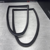 01-06 BMW E46 M3 Rear Vent Quarter Glass Window Seal Gasket Weatherstrip Set OEM