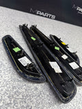 01-06 BMW E46 M3 Convertible Door Upper Arm Rest Armrest Pads Black