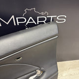 01-06 BMW E46 M3 FRONT PASSENGER RIGHT SIDE DOOR PANEL CARD BLACK OEM