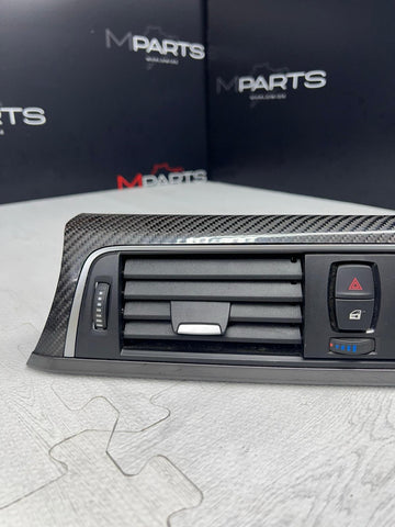 15-20 BMW F80 M3 F82 F83 M4 Carbon Fiber Interior Dash Vent Trim OEM *Broken