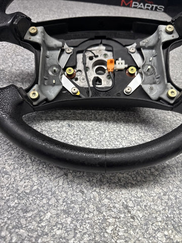 95-99 BMW E36 M3 Steering Wheel Black 4 Spoke