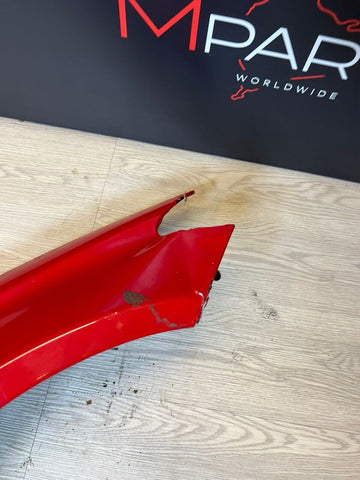 W205 Mercedes C63 AMG Sedan OEM Front Right Passenger Aluminum Fender Red