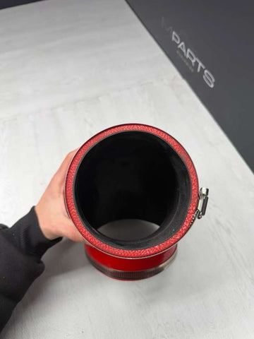 BMW E46 M3 01-06 S54 Intake Elbow Air Channel Duct Pipe Silicone Red VORTEX