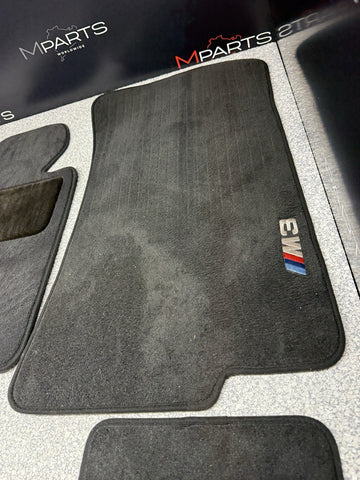 Genuine 01-06 BMW E46 M3 Convertible Carpets Floor Mats Black Front & Rear