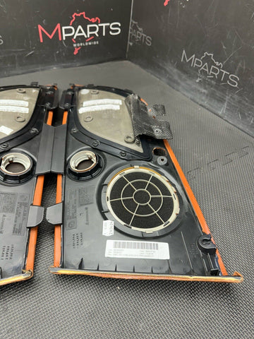 01-06 BMW E46 M3 Convertible Rear Left Right Door Cards Panels Trims Cinnamon