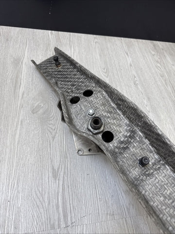 01-06 BMW E46 M3 Front Bumper Rebar Reinforcement Beam *Crack*