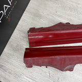 01-06 BMW E46 M3 Rocker Panel Side Skirts OEM Imola Red