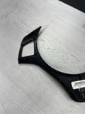 08-13 BMW E90 E92 E93 M3 Lower Steering Wheel Trim Cover Plate Black