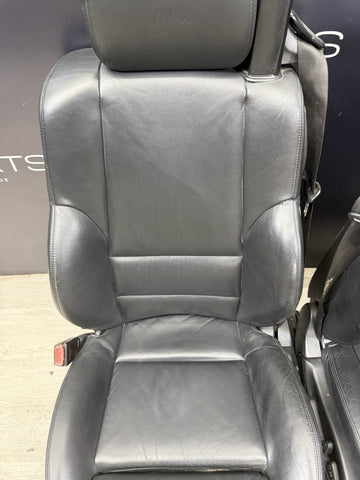 01-06 BMW E46 M3 Convertible Interior Front Heated Seats Black *Notes* 52k