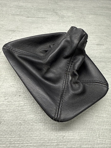 BMW E46 323 325 330 M3 Leather Shift Shifter Boot Cover + Ring 25117919219