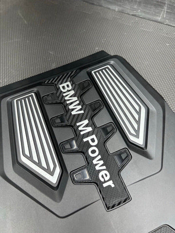 OEM 2018-2022 BMW M8 F92 M5 F90 S63M M POWER CARBON FIBER ENGINE BEAUTY COVER