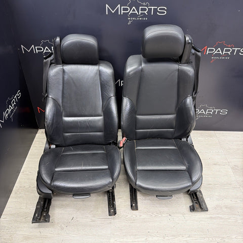 01-06 BMW E46 M3 Convertible Interior Front Heated Seats Black *Notes*