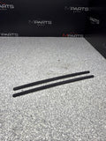 01-06 BMW E46 M3 Coupe Front A Pillars Trim Covers Black Original OEM Pair