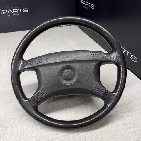 87-93 BMW M3 318i 325i E30 Leather Steering Wheel 4-Spoke 1156363 OEM