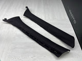 2001-2006 BMW E46 M3 Coupe Front A Pillars Trims Cover Black OEM