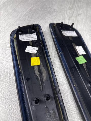 01-06 BMW OEM E46 M3 Coupe Trim Armrest Pads Set Black 8238622