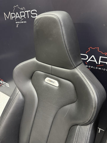 15-20 BMW F82 M4 Coupe Original Black Interior Front Seats