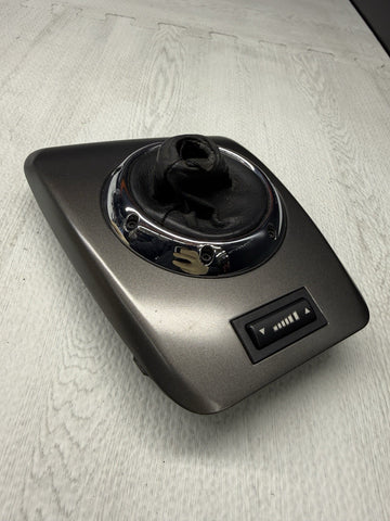 01-06 BMW E46 M3 Center Dome SMG Shift Plate Titan Shadow Grey