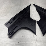 BMW E90 M3 08-11 Sedan Rear Windshield Upper C Pillar Cover Trims Set Black OEM