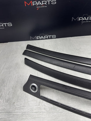 08-13 BMW E92 E93 M3 Interior Trim Set Carbon Leather OEM Genuine *Notes*