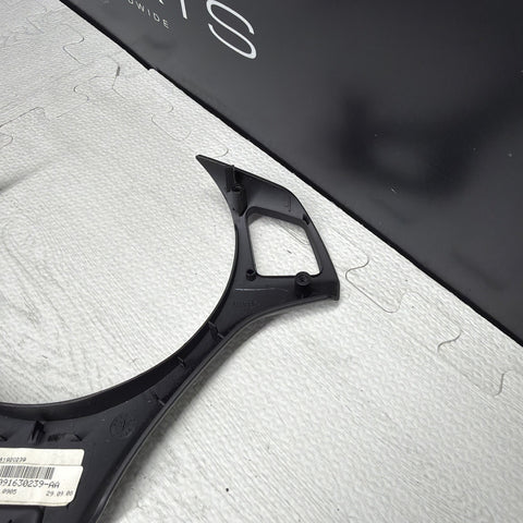 08-13 BMW E90 E92 E93 M3 Lower Steering Wheel Trim Cover Plate Black