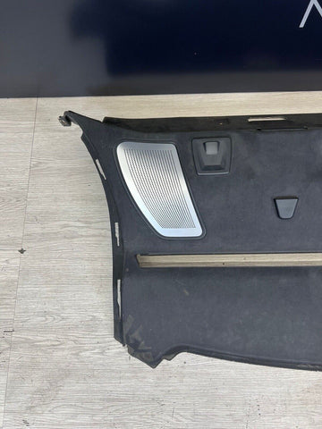 2012-2018 BMW 650I F06 M6 REAR DECK SHELF PANEL BLACK OEM ALCANTARA