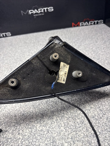 2006-2008 BMW E63 E64 M6 Door Left Driver Mirror Sapphire Black *Broken Glass