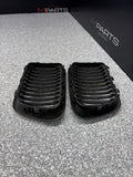 BMW 97-99 E36 M3 Front Kidney Grilles Gloss Black Set
