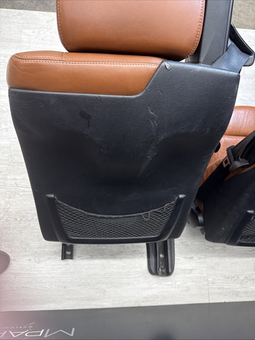 01-06 BMW E46 M3 Convertible Interior Front Heated Seats Cinnamon