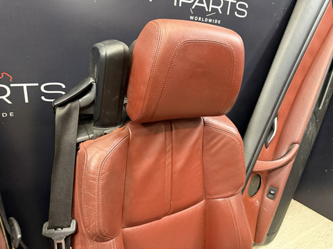 08-13 BMW E93 M3 Convertible Complete Interior Seats Fox Red