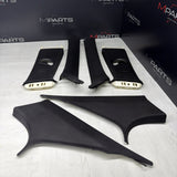 12-18 OEM BMW F30 F80 335 M3 Sedan Center Black A B C Pillars Trims Set