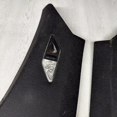 BMW E46 330CI M3 Coupe Rear C Pillars Trims Panels Black Pair OEM *Peeling