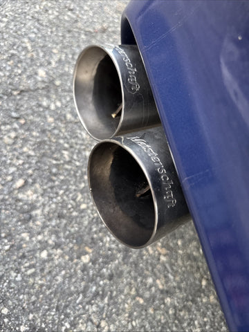 06-10 BMW E63 E64 M6 S85 Rear Exhaust Muffler Valved Meisterschaft