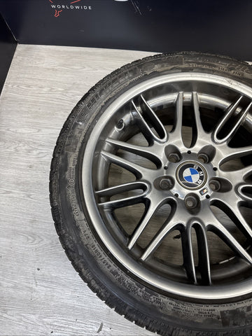 BMW E39 M5 18” STYLE 65 ALLOY WHEEL CHROME SHADOW FRONT RIM