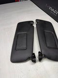 BMW 94-99 E36 M3 Black Sun Visors Sunvisors Pair OEM