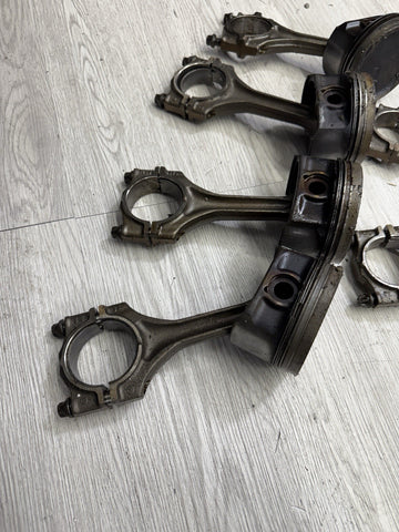 BMW OEM E36 M3 S52 PISTONS CONNECTING RODS SET 11251405702 11241247175