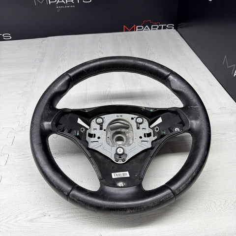 OEM Genuine BMW 08-13 E90 E92 E93 M3 Leather Steering Wheel DCT *Worn*