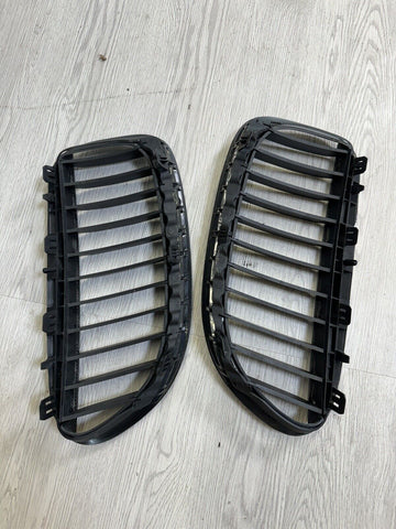 Front Kidney Bumper Grilles 06-10 BMW E63 E64 650i M6 Carbon Fiber