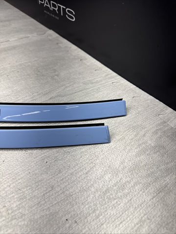 BMW G87 M2 23-26 Competition Left Right Roof Rail Trim Moldings Blue 7343540