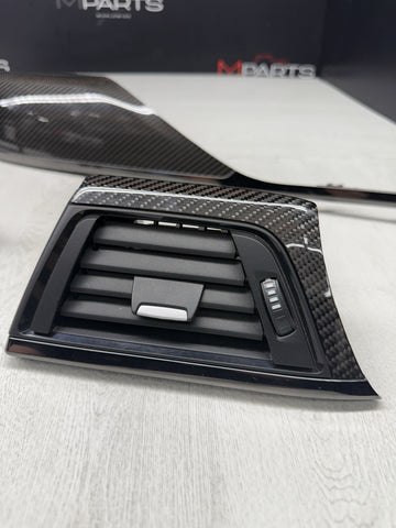 15-20 BMW F80 M3 F82 F83 M4 Carbon Fiber Interior Dash Dashboard Trim Set OEM