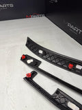BMW E46 M3 01-06 Carbon Fiber Interior Trim Dashboard Dash Board Set *Notes*