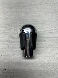 2004-2006 BMW E46 M3 SMG GEAR SHIFT KNOB NAPPA LEATHER CHROME OEM