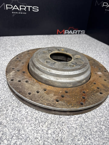 08-13 BMW E90 E92 E93 M3 Rear Used Drilled Brake Discs Rotors
